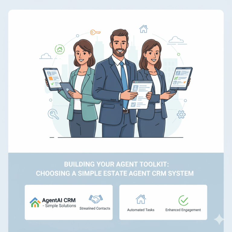 simple estate agent CRM system