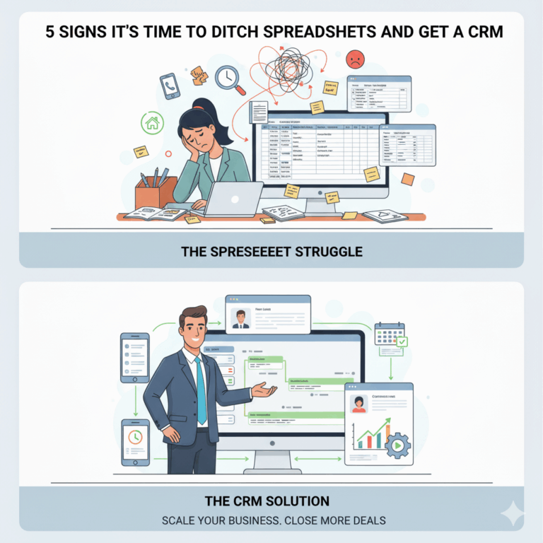 ditch spreadsheets and get a CRM